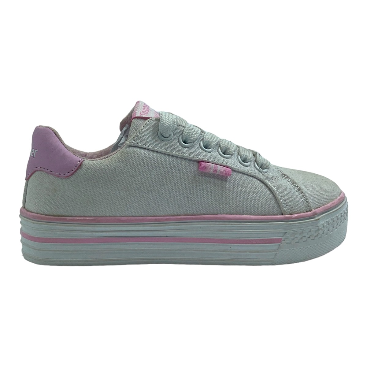 Zapatilla urbano ROMA KIDS BLANCO/ROSA/19