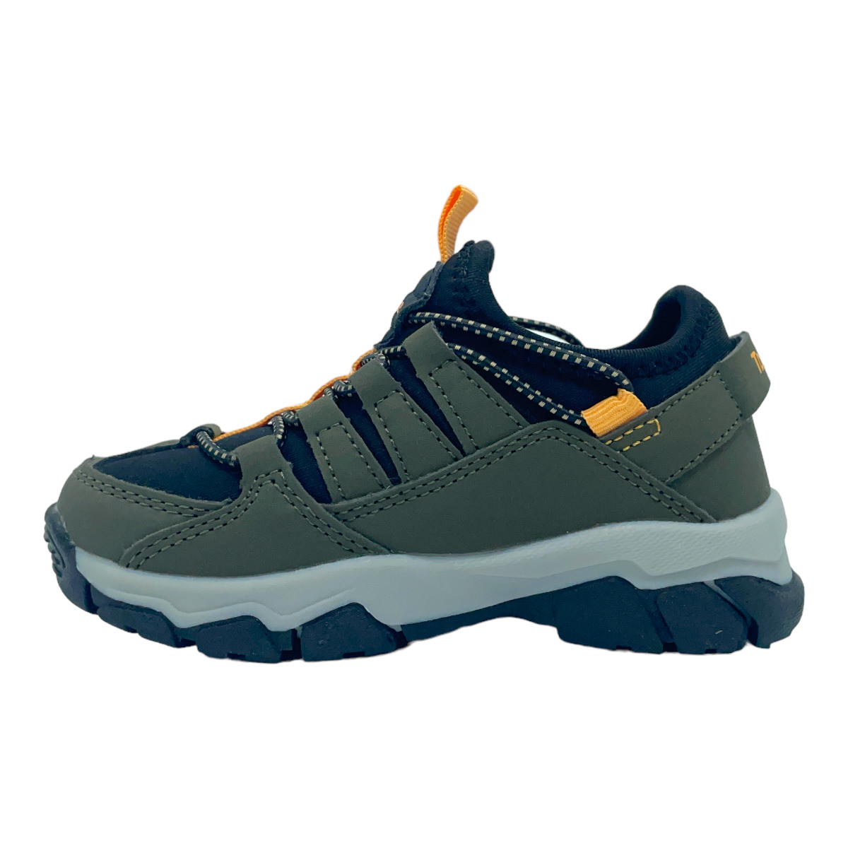 Zapatilla trekking SERRA KIDS OLIVA NIGTH  NARANJA