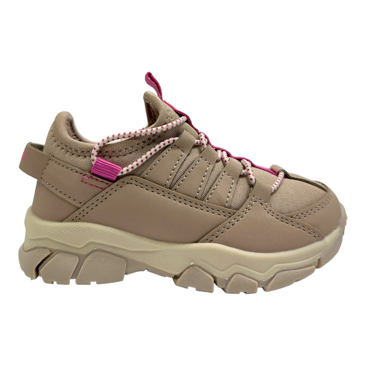 Zapatilla trekking SERRA KIDS BEIGE HUMUS ROSA MOON