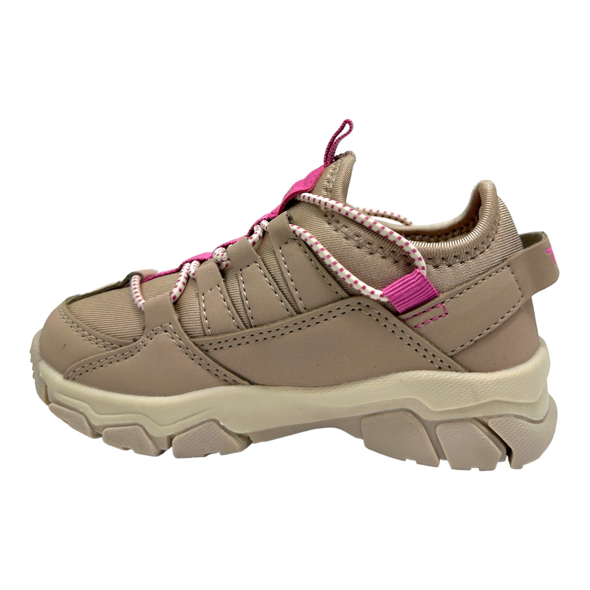 Zapatilla trekking SERRA KIDS BEIGE HUMUS ROSA MOON