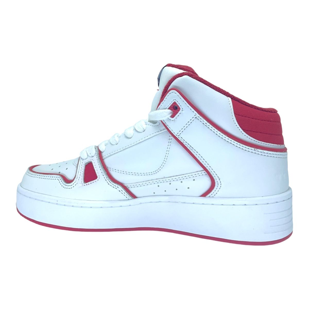 Zapatilla urbano ARAKA MID BLANCO ROJO BERRY