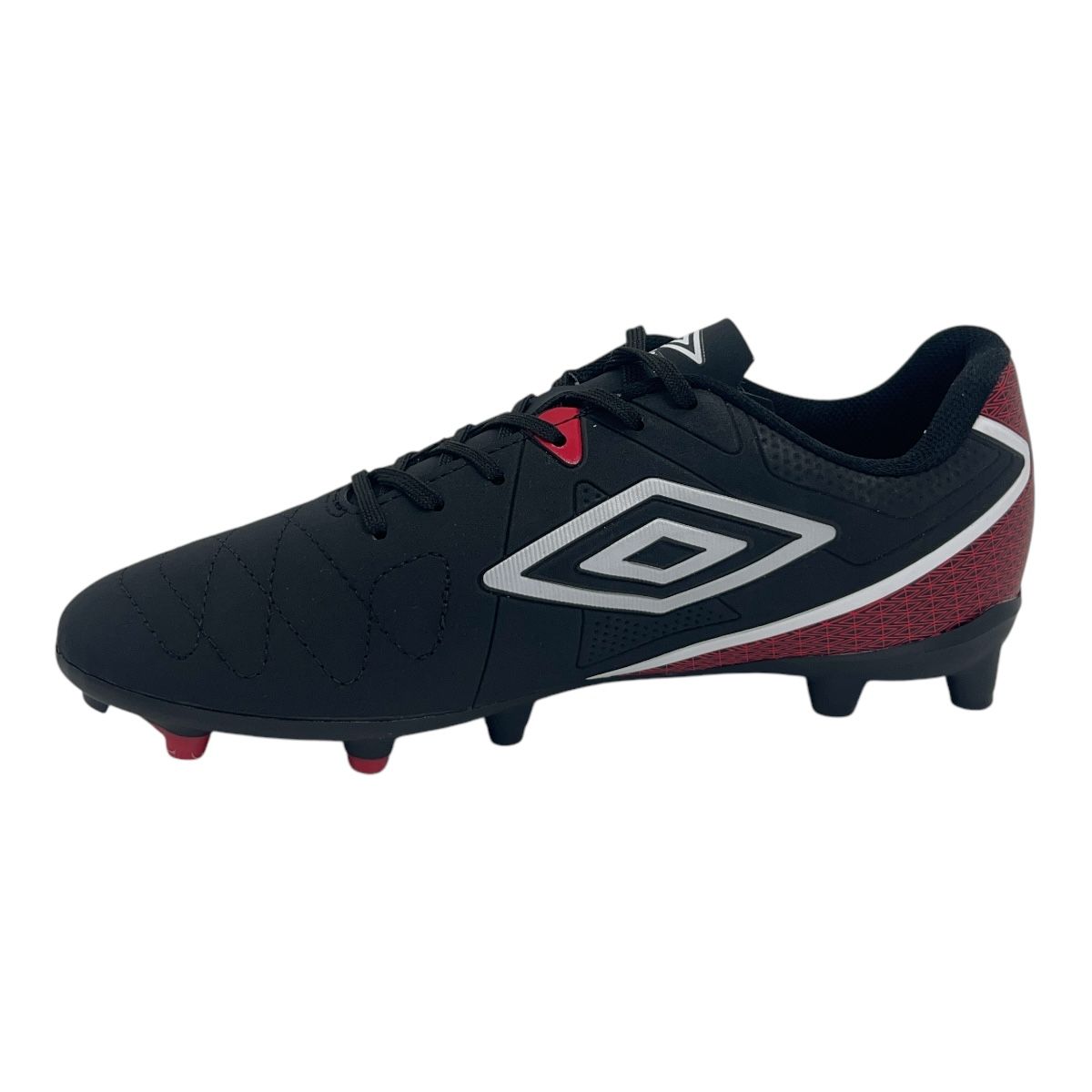 Zapatilla futbol11 CAMPO UMBRO ATTAK ETERNAL NEGROPLATA ROJ