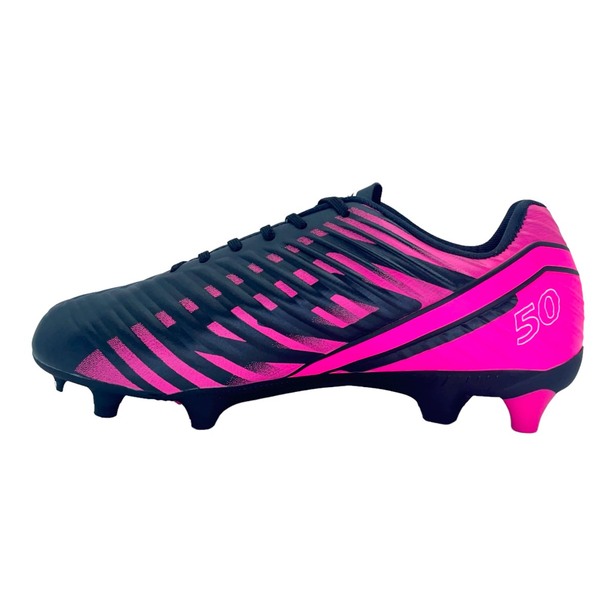 Zapatilla futbol11 FIFTY V NEGROFUCSIA BL