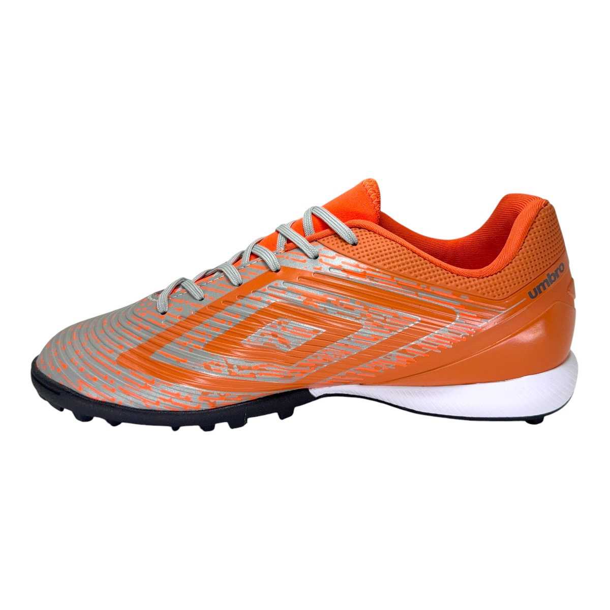 Zapatilla futbolf5 GRAVITY GRIS NARANJA