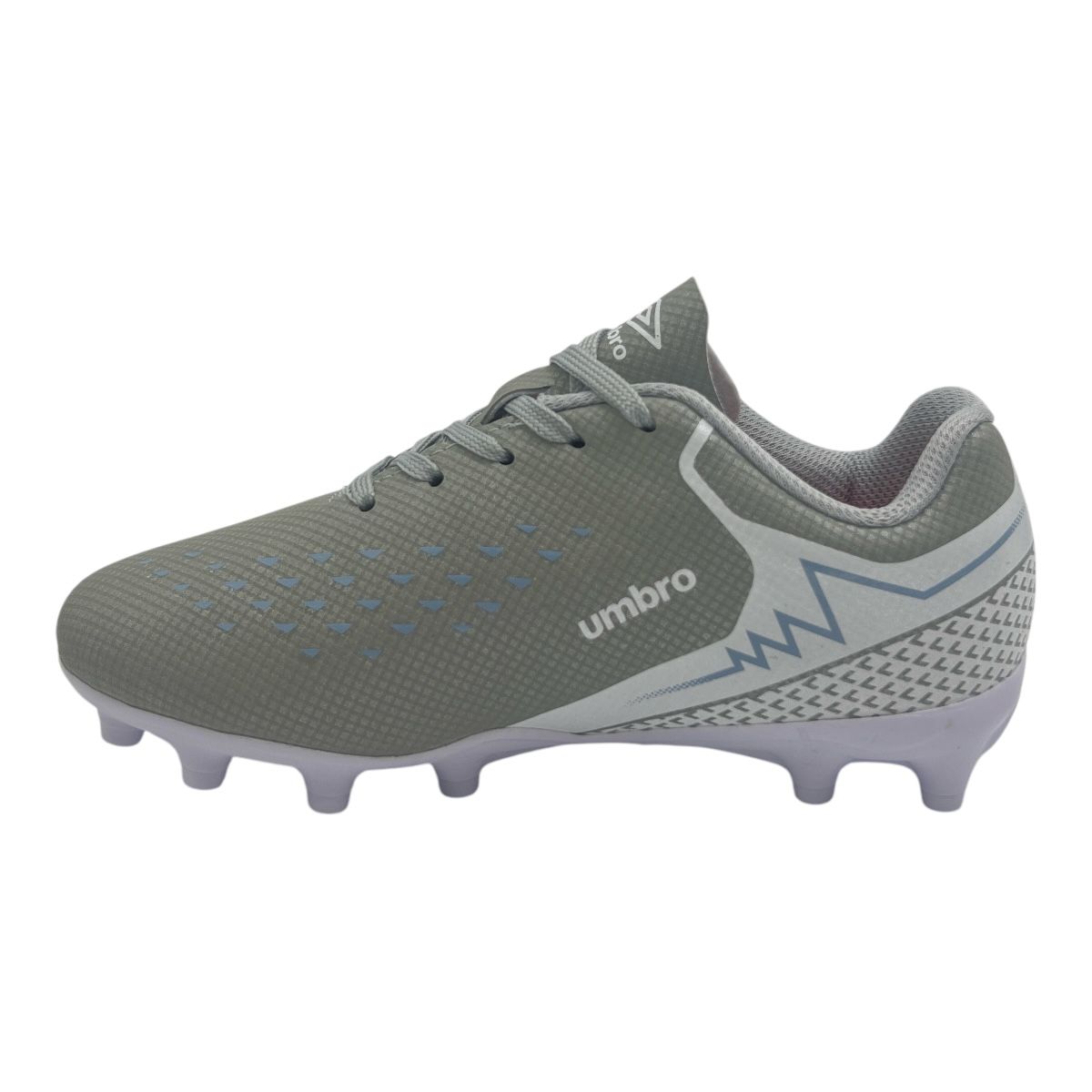 Zapatilla futbol 11 ADAMANT TOP SPEED JR PLATA BLANCOC
