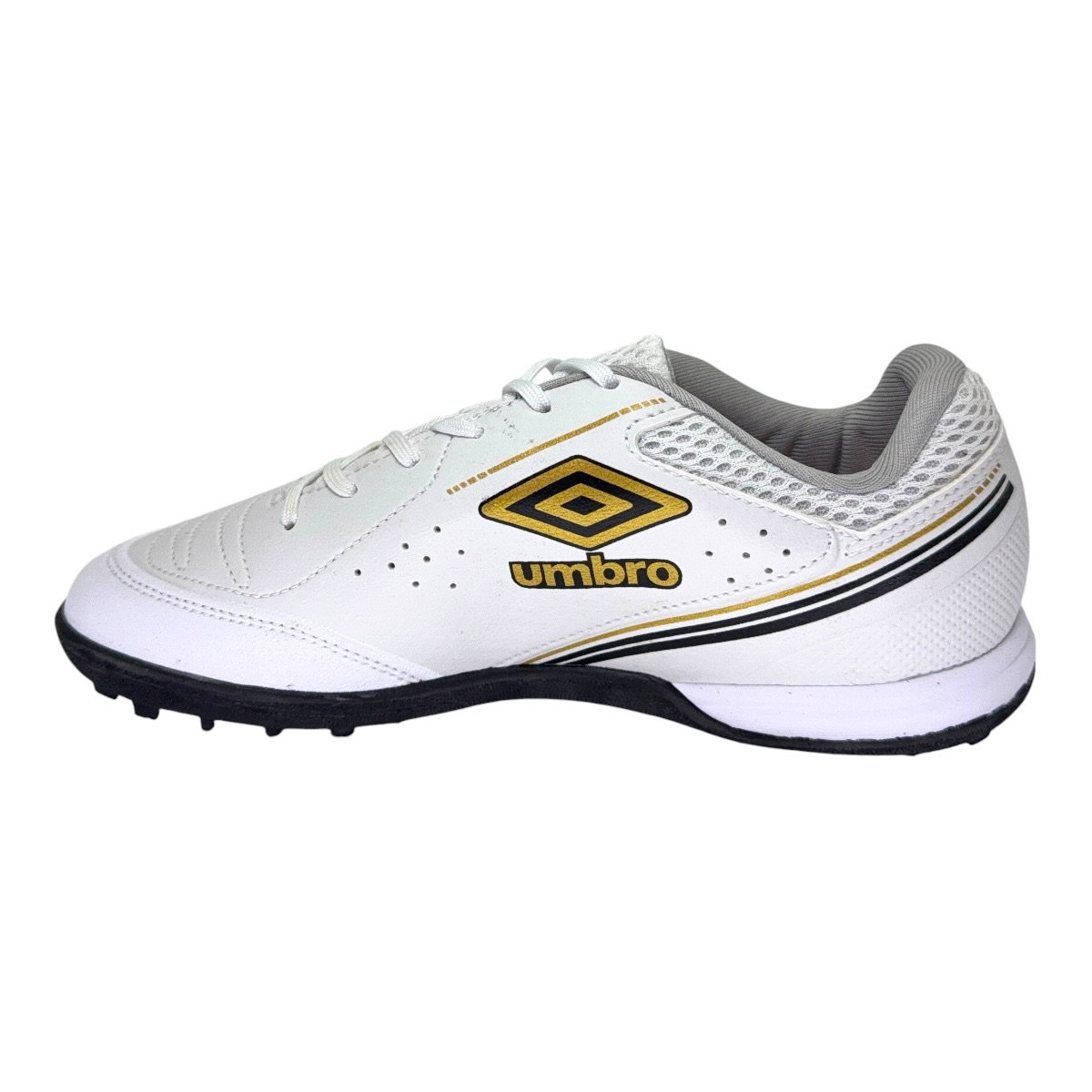 Zapatilla futbolf5 BOTIN SINTETICO FURIOUS BLANCO DORADO