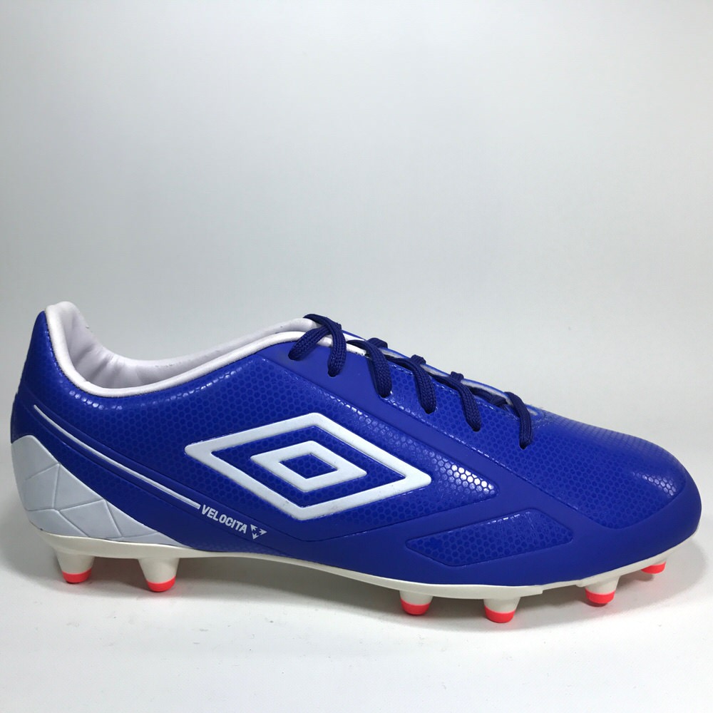 Zapatilla futbol11 VELOCITA LEAGUE II CPO AZ/BCO/CORAL /16