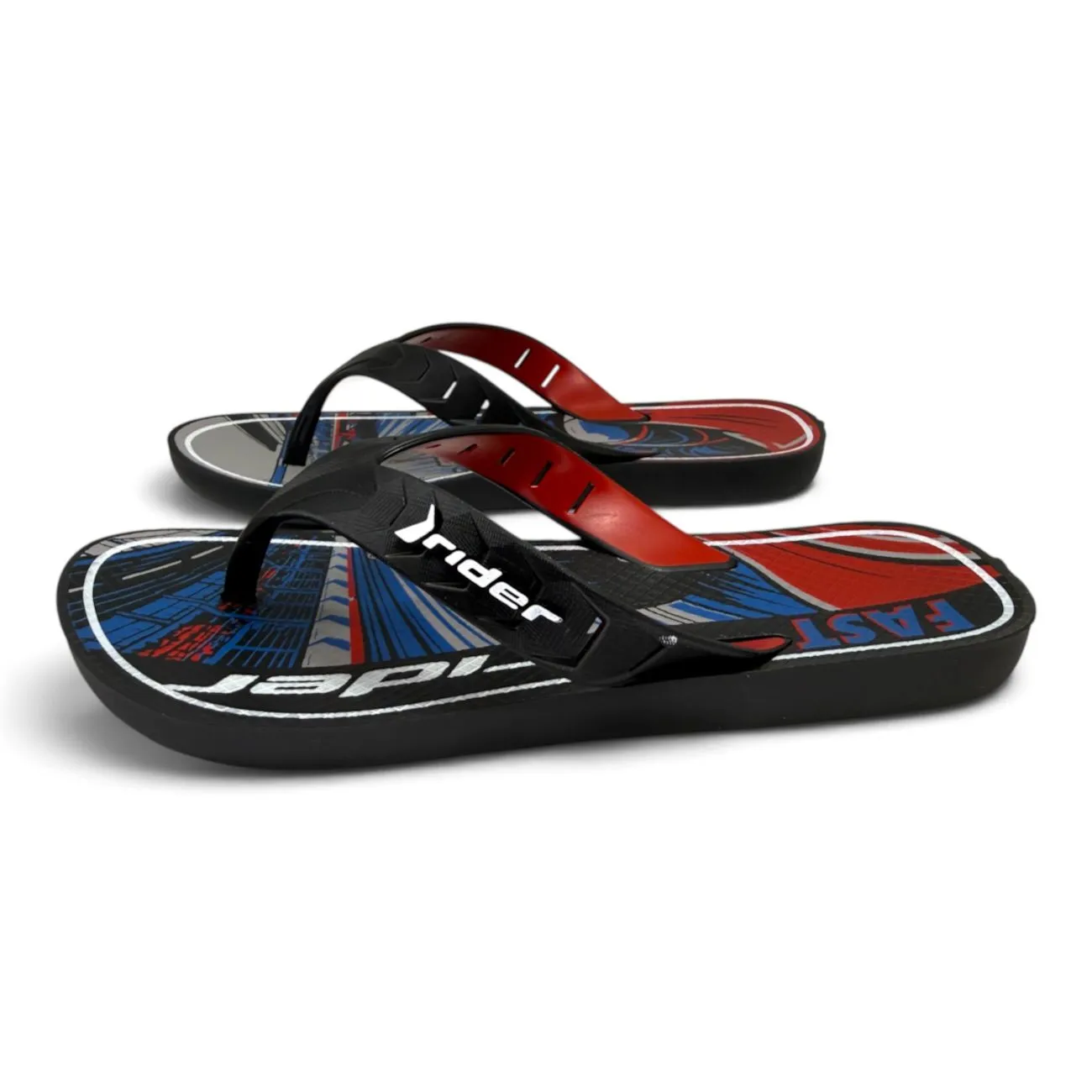Calzado verano OJOTA STREET JOY DEDO NEGRO ROJO AZUL