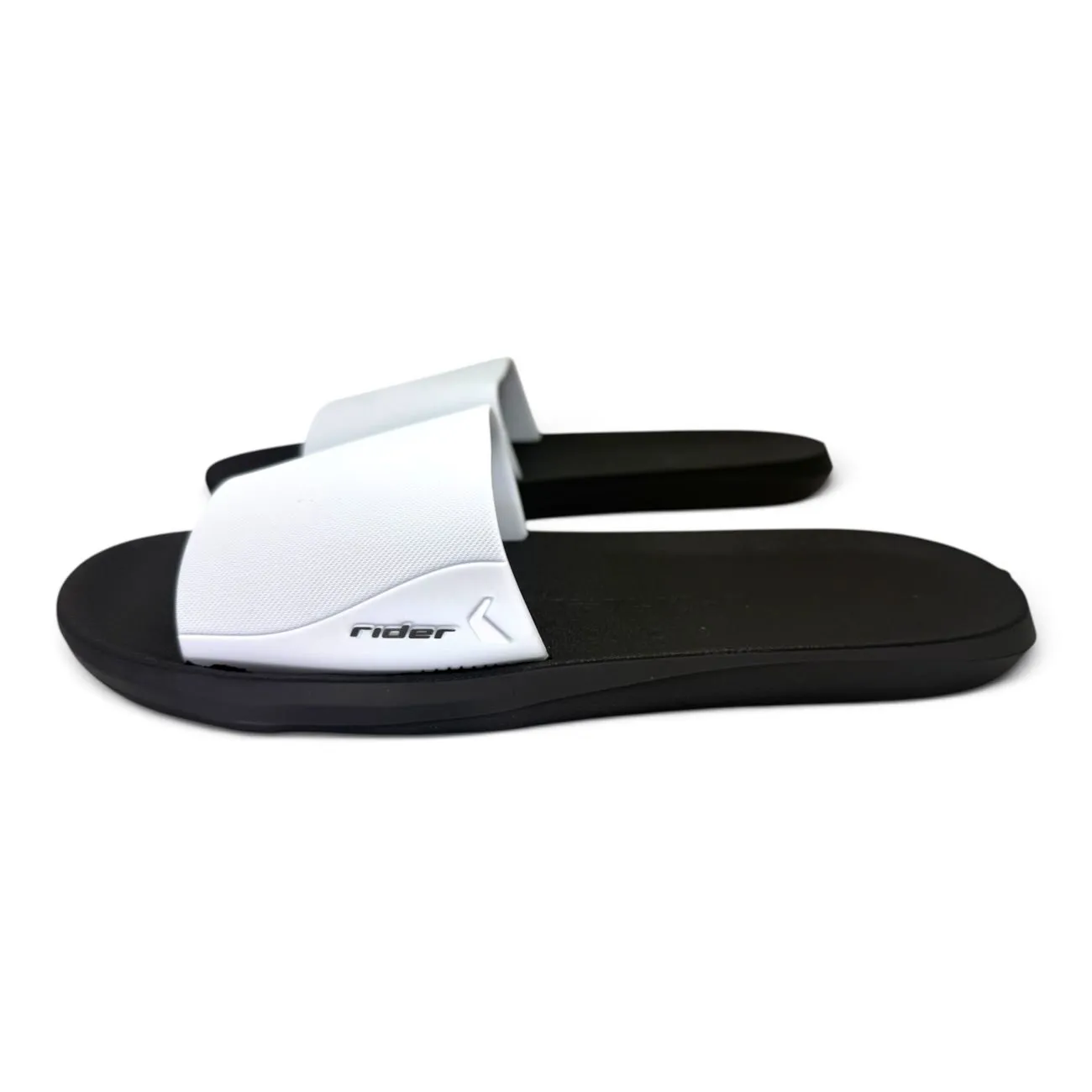 Calzado verano CHINELA FEEL SLIDE NEGRO BLANCO