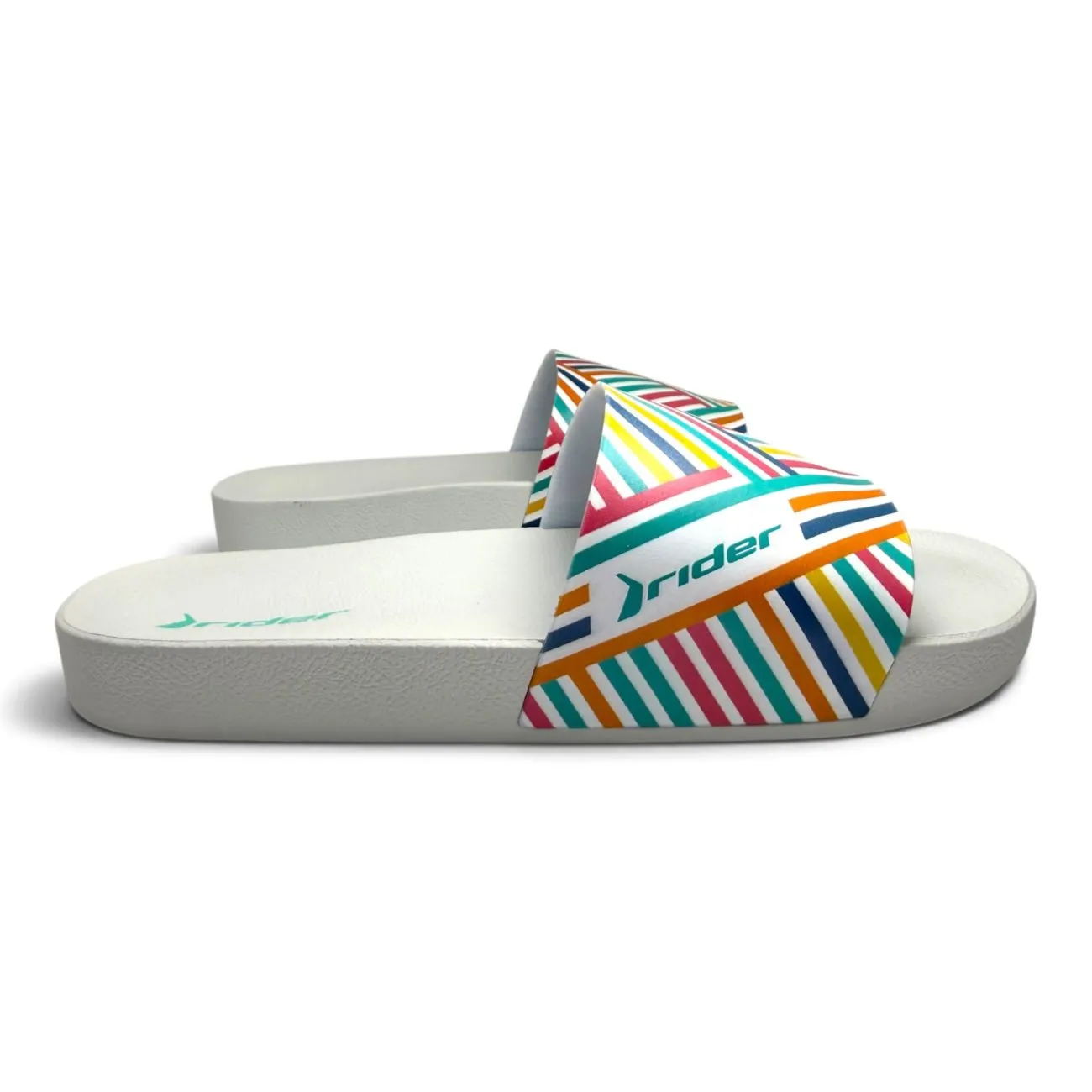 Calzado verano CHINELA FULL 86 II FEM BLANCO VERDE AMARILLO