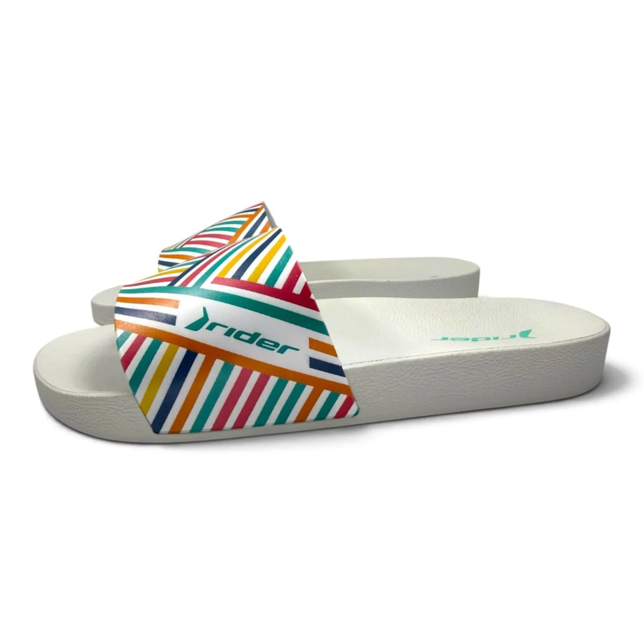 Calzado verano CHINELA FULL 86 II FEM BLANCO VERDE AMARILLO