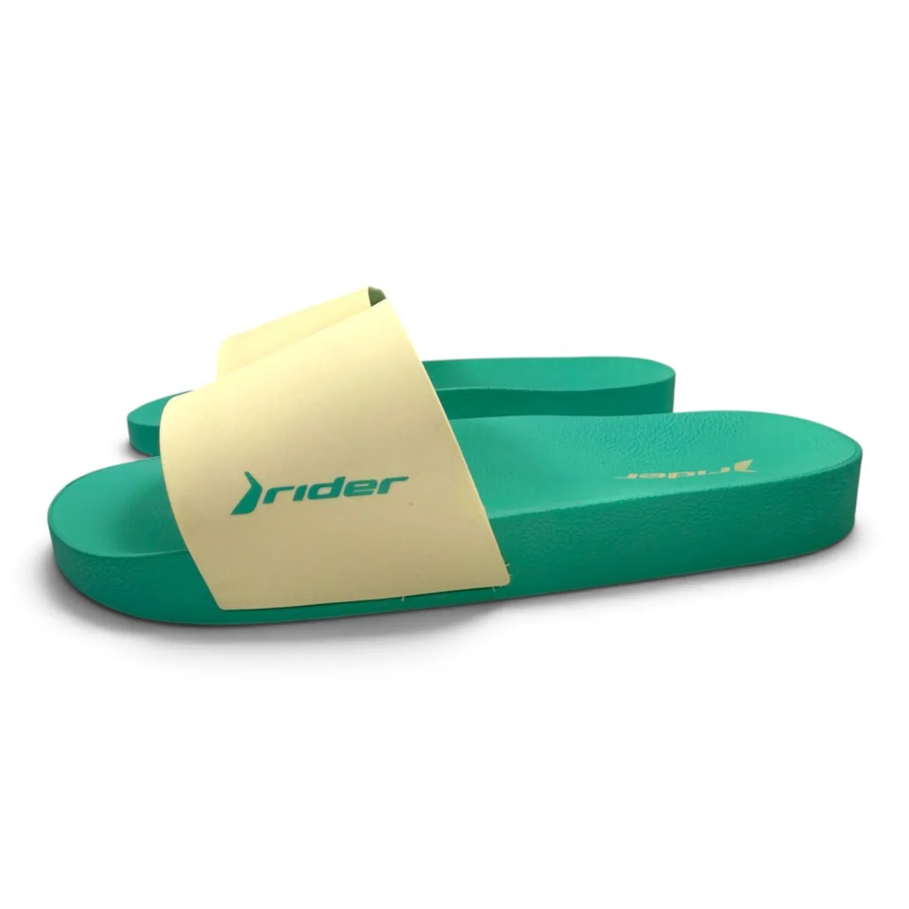 Calzado verano CHINELA FULL 86 BASIC FEM VERDE BEIGE
